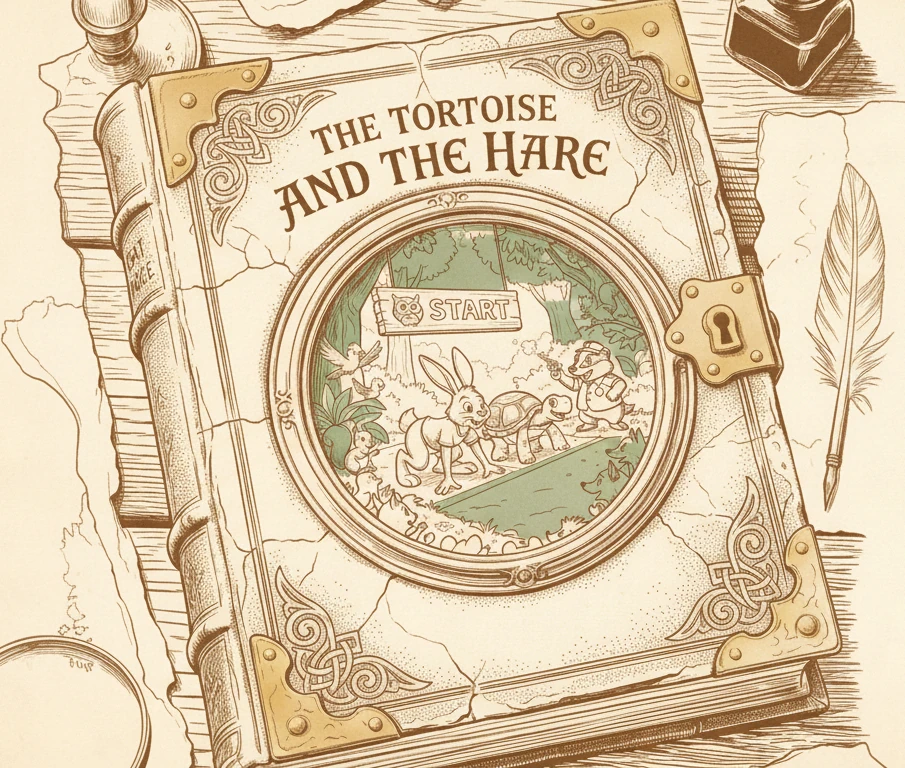The Tortoise and the Hare, the original tale